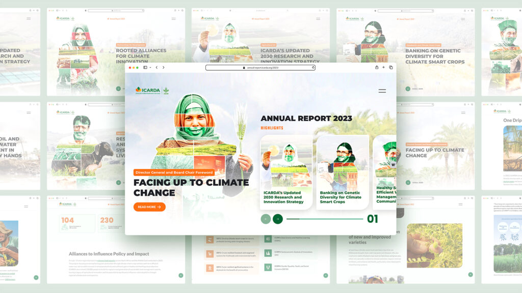 ICARDA 2023 Annual Report: Facing Up to Climate Change