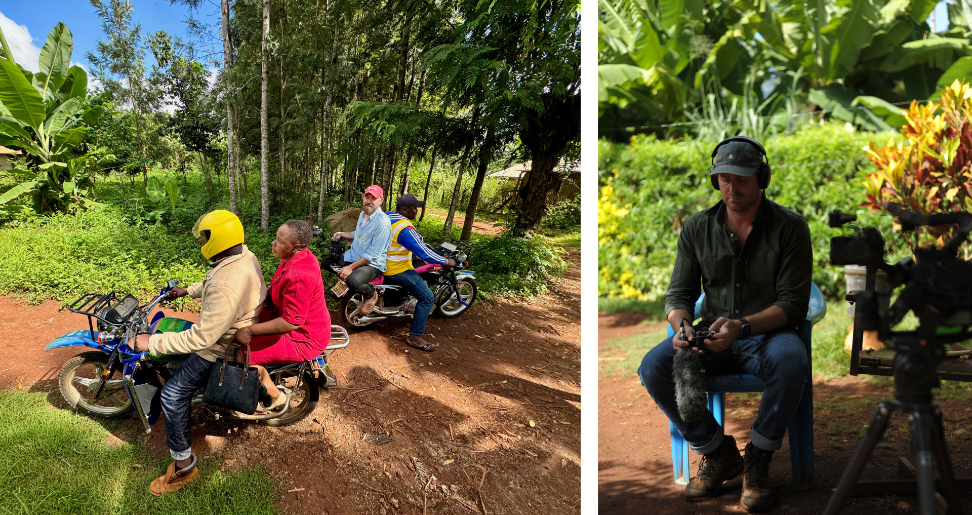 If Not for Farming behind the scenes with Samuel Stacey and Filip Milovac