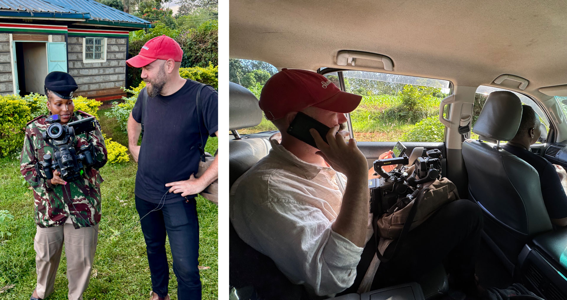 If Not for Farming behind the scenes with Samuel Stacey and Filip Milovac