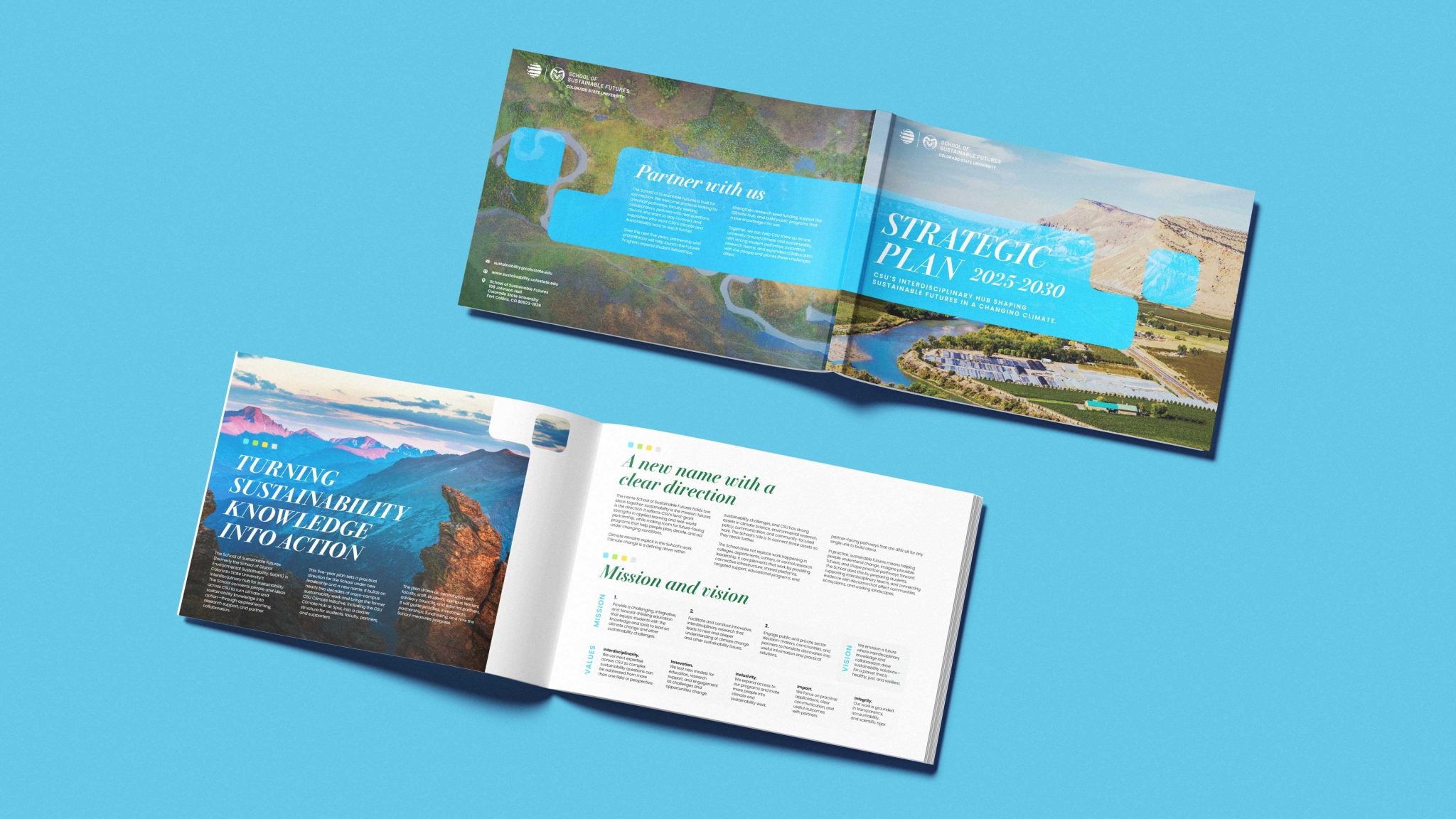 Colorado State University School of Sustainable Futures strategic brand positioning by Cultivate Communications