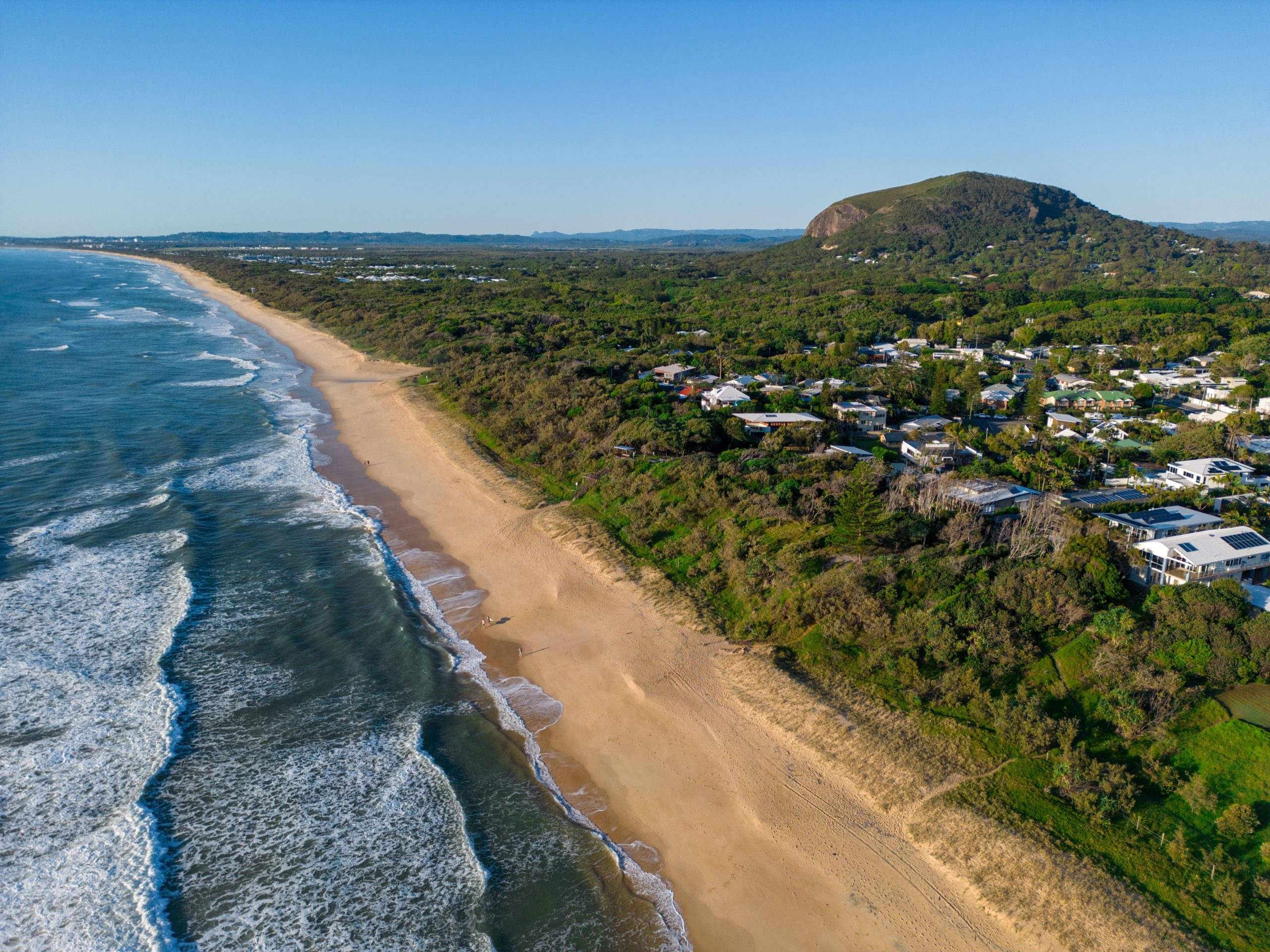 Aerial photograph of Yaroomba, Coolum